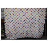 Hand Quilted Snow Ball Quilt