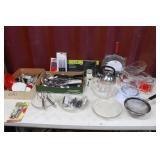 Pyrex & Assorted Glass Baking Dishes, Pie Pans,