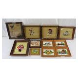 Vintage Framed Needle Work