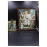 2 Victorian Dog Prints