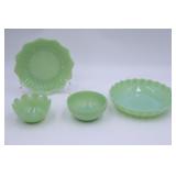 4 Jadeite Bowls