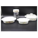 Corning Ware Spice of Life & Floral Bouquet