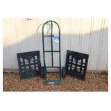 Hand Truck & 2 Plastic Movers Dolly