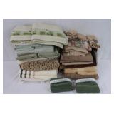 Taupe/Cream/Brown & Green Towels & Rugs