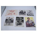 Vintage Cowboy Pictures w/ Autographs
