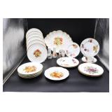 Royal Worcester Evesham Gold & Bavaria Fruits