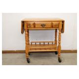 Drop Leaf Tea Cart