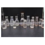 Assorted Old Cream & Milk Bottles