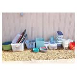 Totes, Baskets, Buckets,  Extra Lids, Trash Can