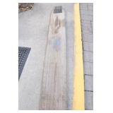 2" x 12" x 74.5" wood ramp