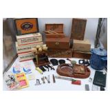 Cigar Boxes, Ash Trays, Pipes