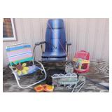 Lawn Chairs, Toddler Swing, Shepard Hook, Decor