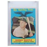 1959 Topps #564 Mickey Mantle All Star Card