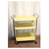 Vintage Metal Serving Cart