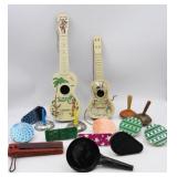 2 Ukuleles, Noise Makers, Halloween