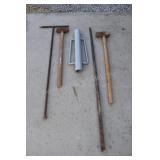 Post Driver, Water Shut Off, Pry Bar, Sledge