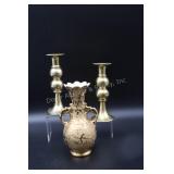 Retro Serve Ware Chrome Brass