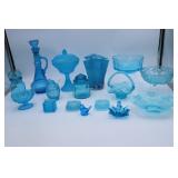 Aqua Blue Art Glass