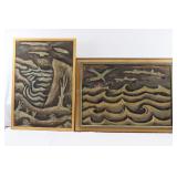 2 Original Paintings by Roy Abrahamson