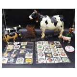 Old Dairy Buttons & Toy Cows