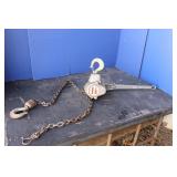 Crosby 1 1/2 Ton Chain Fall Hoist