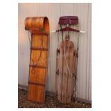 2 Vintage Sleds
