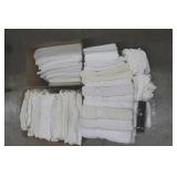 Large Assortment of White Towels