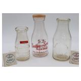 Alaska, Hawaii & California Dairy Bottles & Tokens