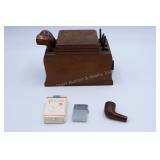 Tobacco Pipe Stand & Humidor & Pipes