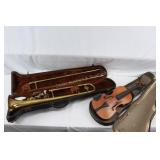 Cavalier Trombone, Stradivarius Copy Violin