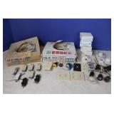 2-Partial Boxes 12/2 Wire, Outlets, Ceiling Lamps