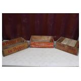 Coke, Dr. Pepper & Royal Crown Wooden Crates
