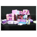 Large selection of feminine pads