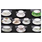 10 Cups and Saucers Sets