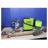 Backpack Sprayer, New Hose, Shovels, Garden Tools