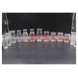 Various Dairy & Oyster Bottles