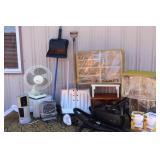 Oreck Vac, Fans, Stools, Storage Boxes