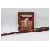 1969 HOF Bat & Stan Musial  Autographed Photo