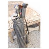 Golf Clubs and Bag