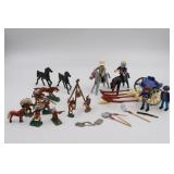 Playmobil Soldiers & Indian Toys
