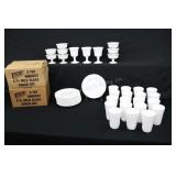 Milk Glass Harvest Set