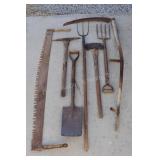 Scythe, Saw, Shovel, Forks