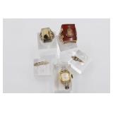 14K Watch & Rings + 10K Mens Ring