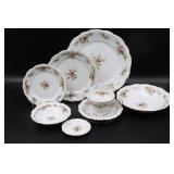 Johann Haviland Germany Rosebud Dinnerware Set