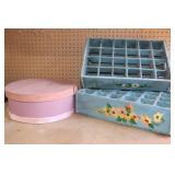 Painted Soda Crates & Cheese Box