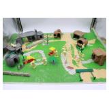 Vintage Marx Flintstones Bedrock Play Set
