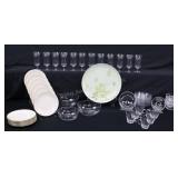 Lenox Cake Set & Glassware