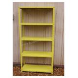 Yellow Metal Shelf