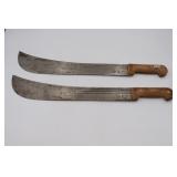 2 Robert Moles & Son England Machetes
