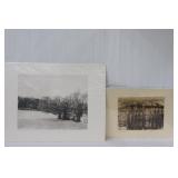 2 Signed & Numbered Herbert Fink Prints